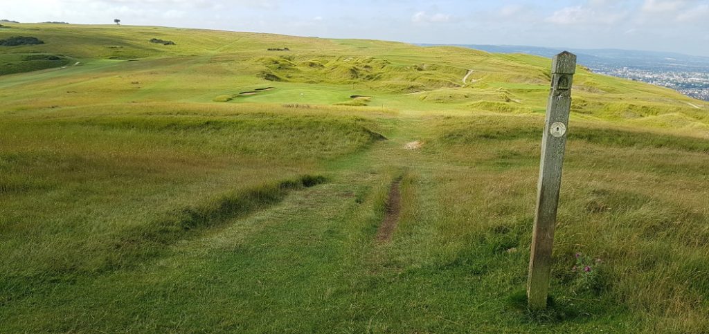 Cotswold Way bij Cleeve Hill