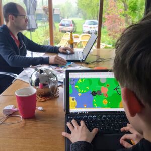 Chillen in ons huisje