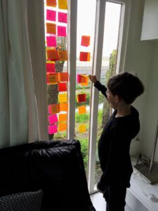 Post-its aan het begin van de vakantie